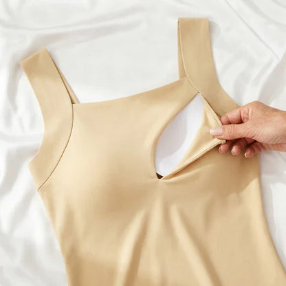 Front Support Built In Bra Tank