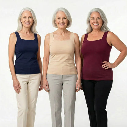 Front Support Built In Bra Tank